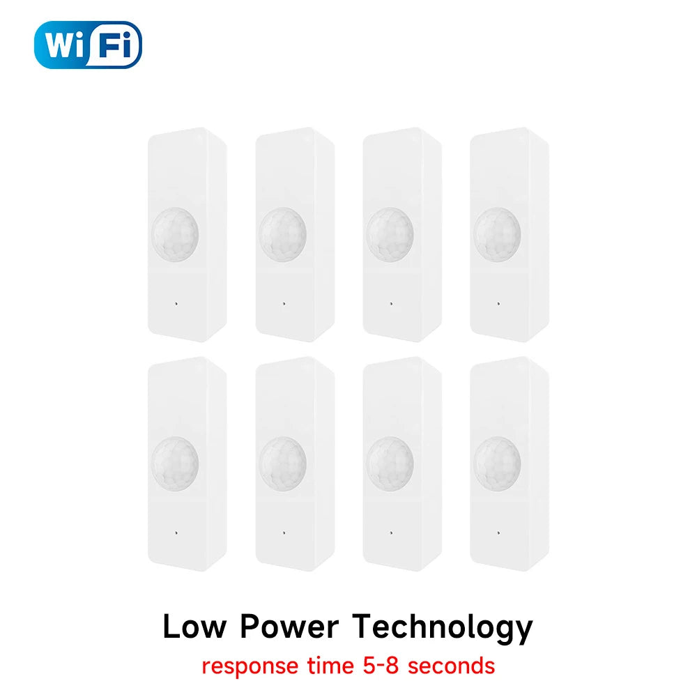 Sensor de Movimento Inteligente Tuya Wi-Fi / Zigbee para Automação Residencial