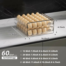 Organizador de Ovos para Geladeira com Gavetas
