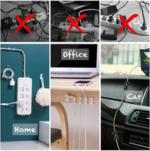 Clips Organizador de Cabos Autoadesivos