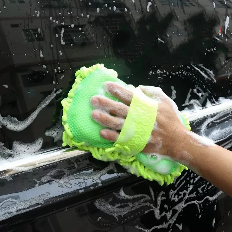 Luva de Microfibra Automotiva para Lavagem