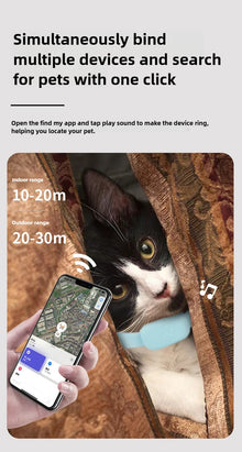 Rastreador Pet para Coleira Compatível com Apple Buscara