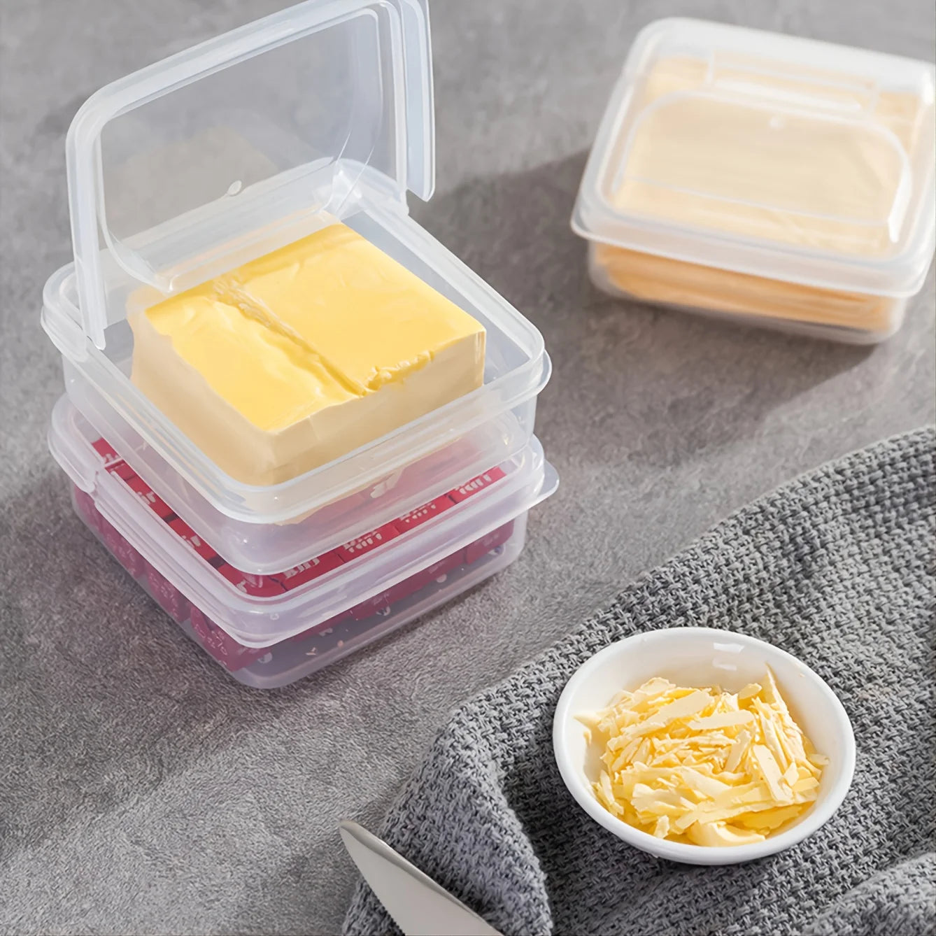 Porta Queijo e Manteiga para Geladeira