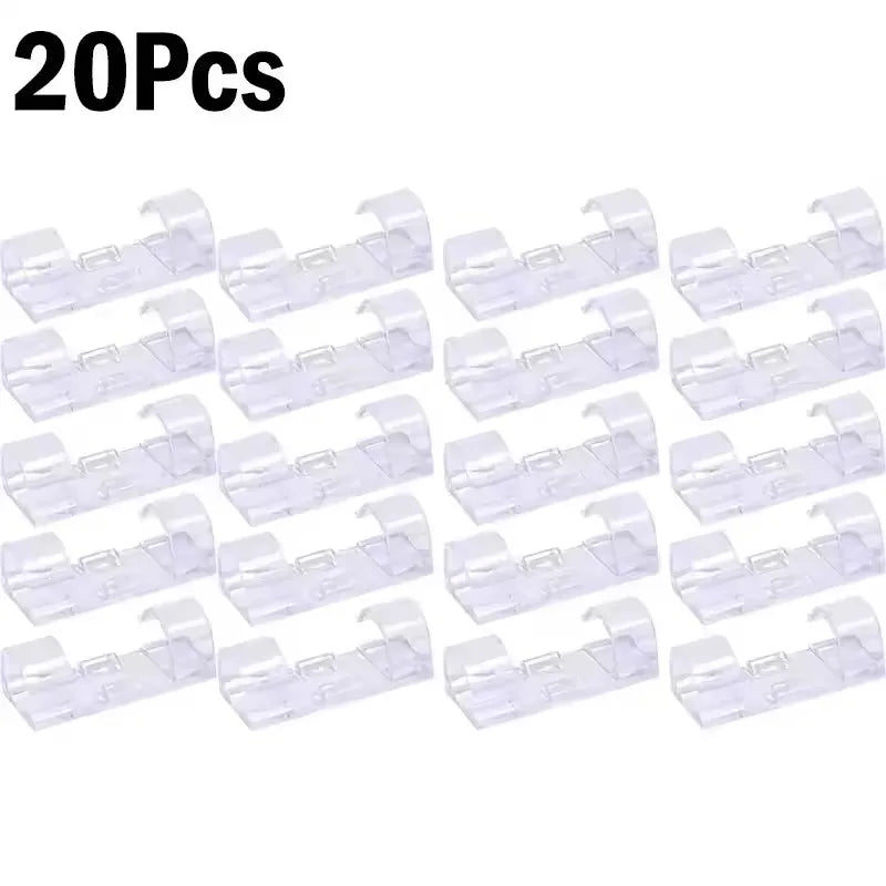Clips Organizador de Cabos Autoadesivos