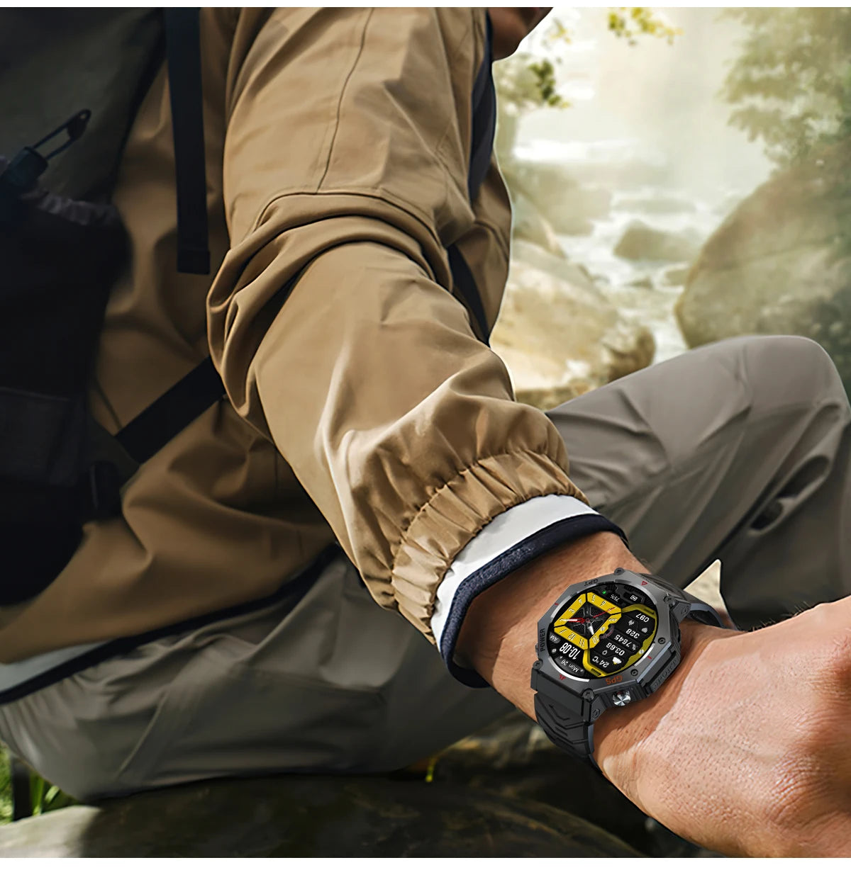 Smartwatch T-Rex 3 com GPS, Bússola e Tela AMOLED