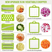 Cortador de Legumes Multifuncional 22 em 1 com Recipiente