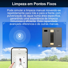 Robô Limpa Vidros Inteligente ABIR WD8 com Spray Duplo e Sucção Potente