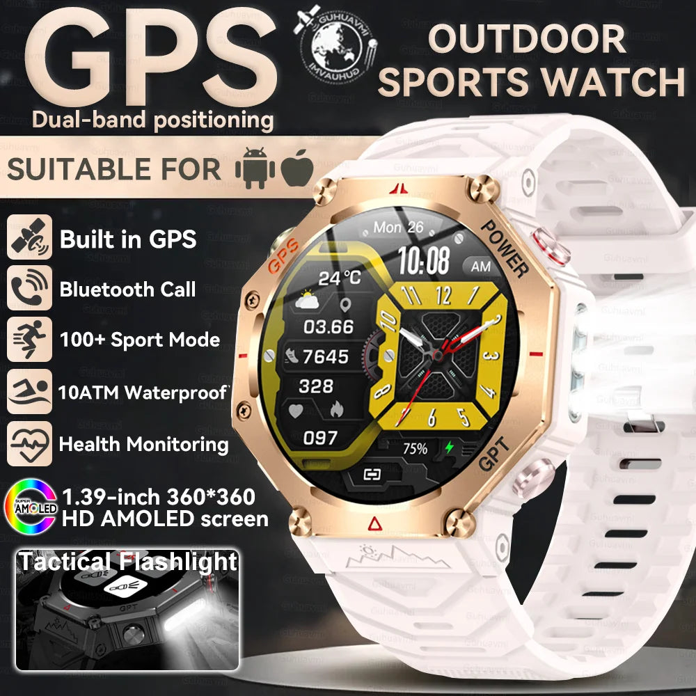 Smartwatch T-Rex 3 com GPS, Bússola e Tela AMOLED