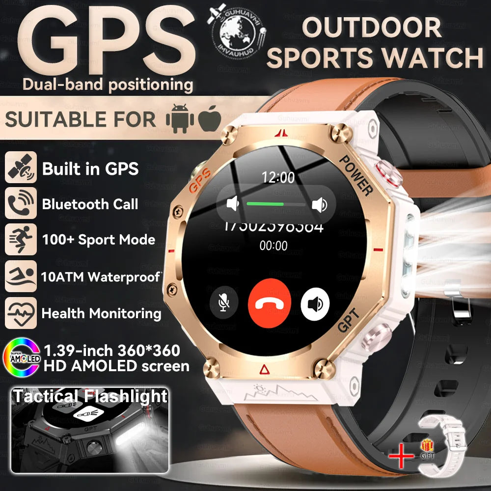 Smartwatch T-Rex 3 com GPS, Bússola e Tela AMOLED