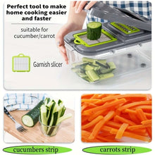 Cortador de Legumes Multifuncional 22 em 1 com Recipiente