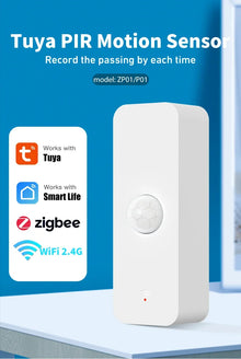 Sensor de Movimento Inteligente Tuya Wi-Fi / Zigbee para Automação Residencial