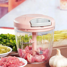 Mini Processador Manual para Alho e Legumes