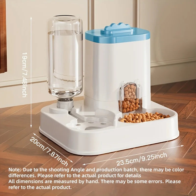 Comedouro e Bebedouro Automático por Gravidade para Gatos