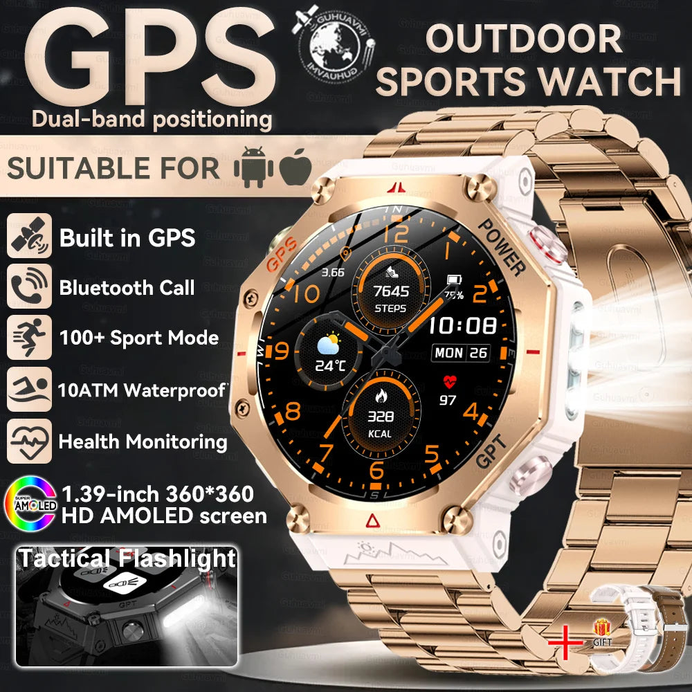 Smartwatch T-Rex 3 com GPS, Bússola e Tela AMOLED