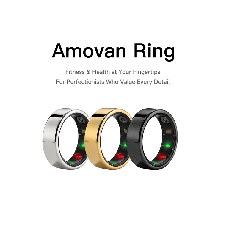 Anel Inteligente Smart Ring com Monitoramento de Saúde e Sono