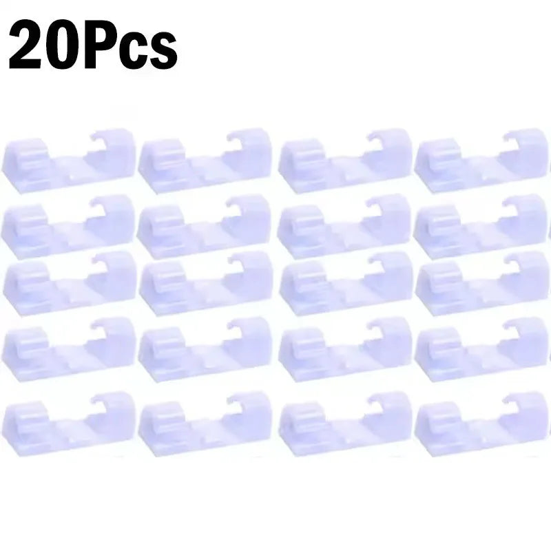 Clips Organizador de Cabos Autoadesivos