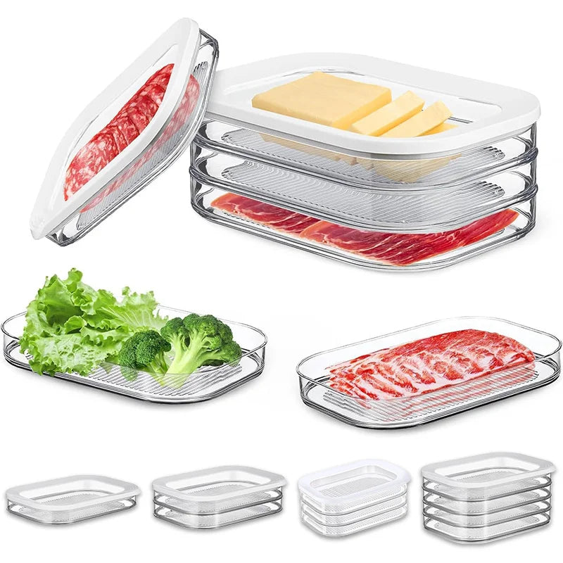 Organizador Empilhável para Frios e Queijos