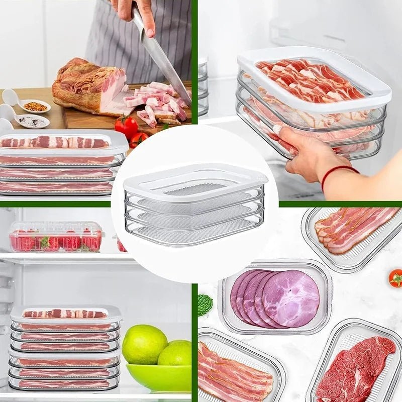 Organizador Empilhável para Frios e Queijos