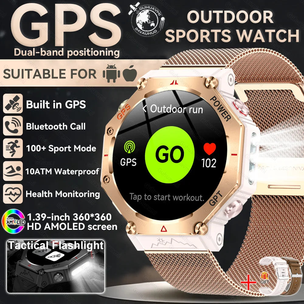 Smartwatch T-Rex 3 com GPS, Bússola e Tela AMOLED
