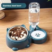 Comedouro e Bebedouro Automático Inclinado para Pets