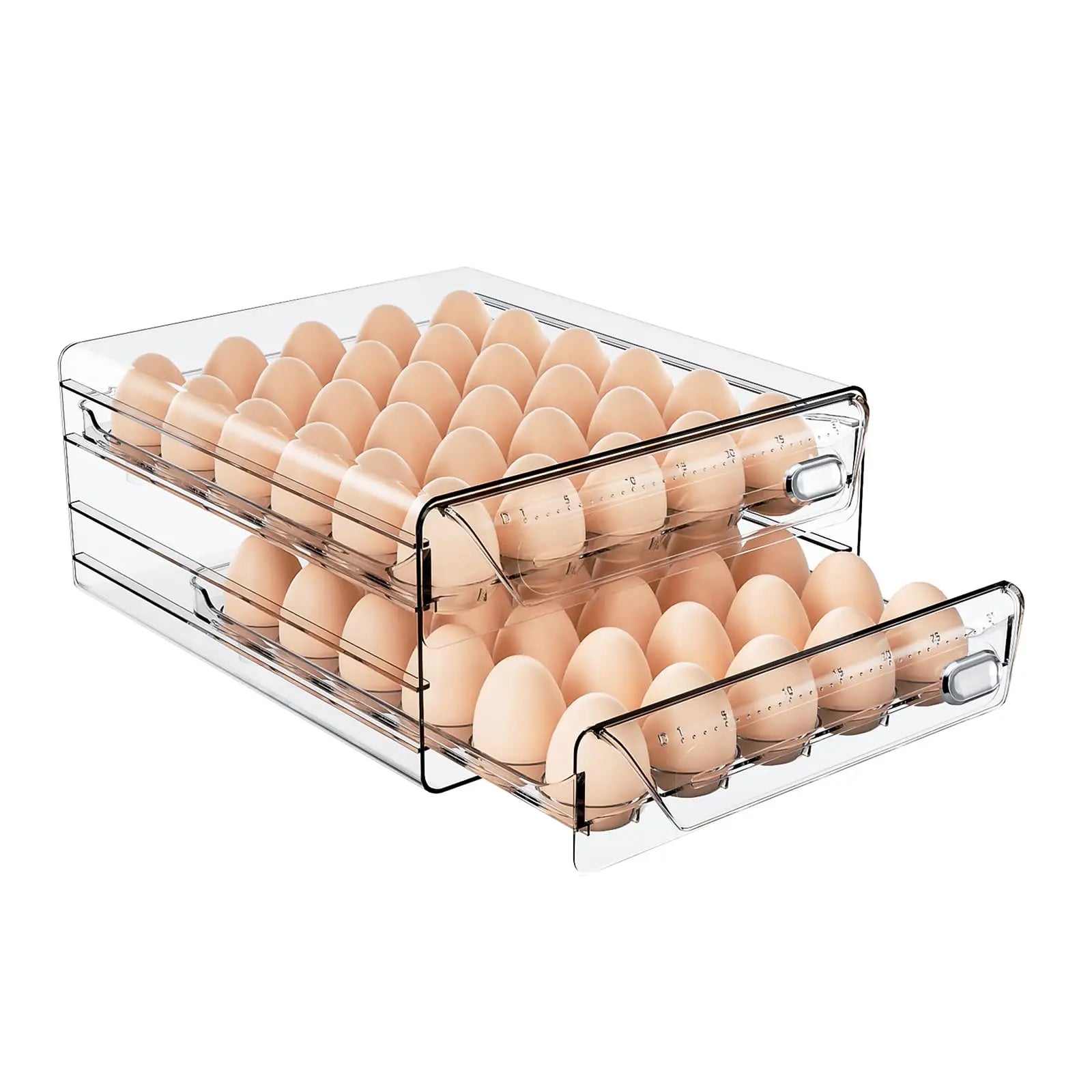 Organizador de Ovos para Geladeira com Gavetas