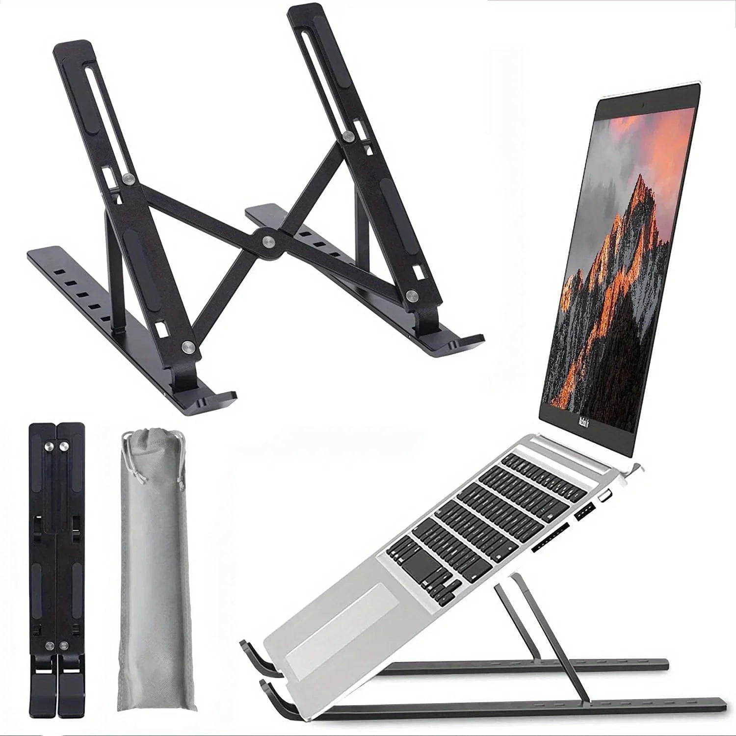 Suporte Ajustável de Alumínio para Notebook