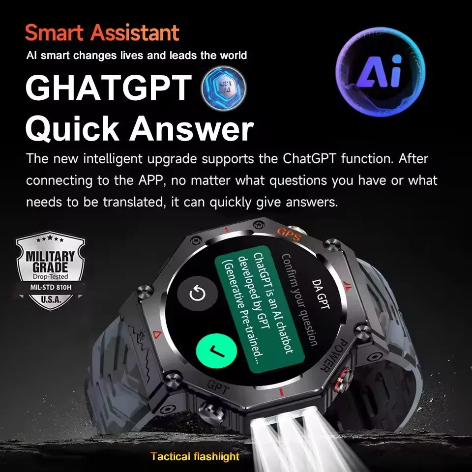 Smartwatch T-Rex 3 com GPS, Bússola e Tela AMOLED