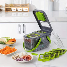 Cortador de Legumes Multifuncional 22 em 1 com Recipiente