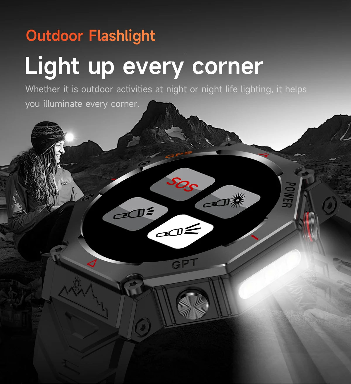 Smartwatch T-Rex 3 com GPS, Bússola e Tela AMOLED