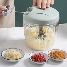 Mini Processador Manual para Alho e Legumes