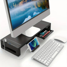 Suporte Elevador para Monitor com Gaveta