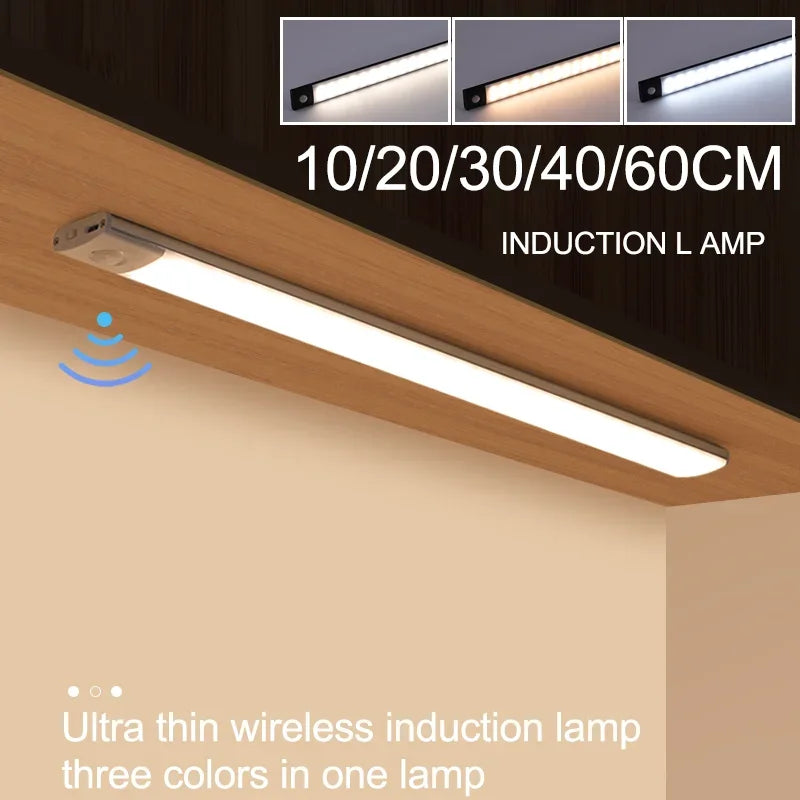 Luz LED com Sensor de Movimento Recarregável