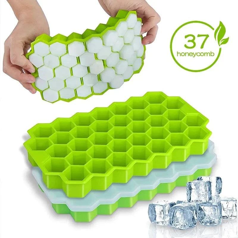 Forma de Gelo Colmeia com 37 Cubos