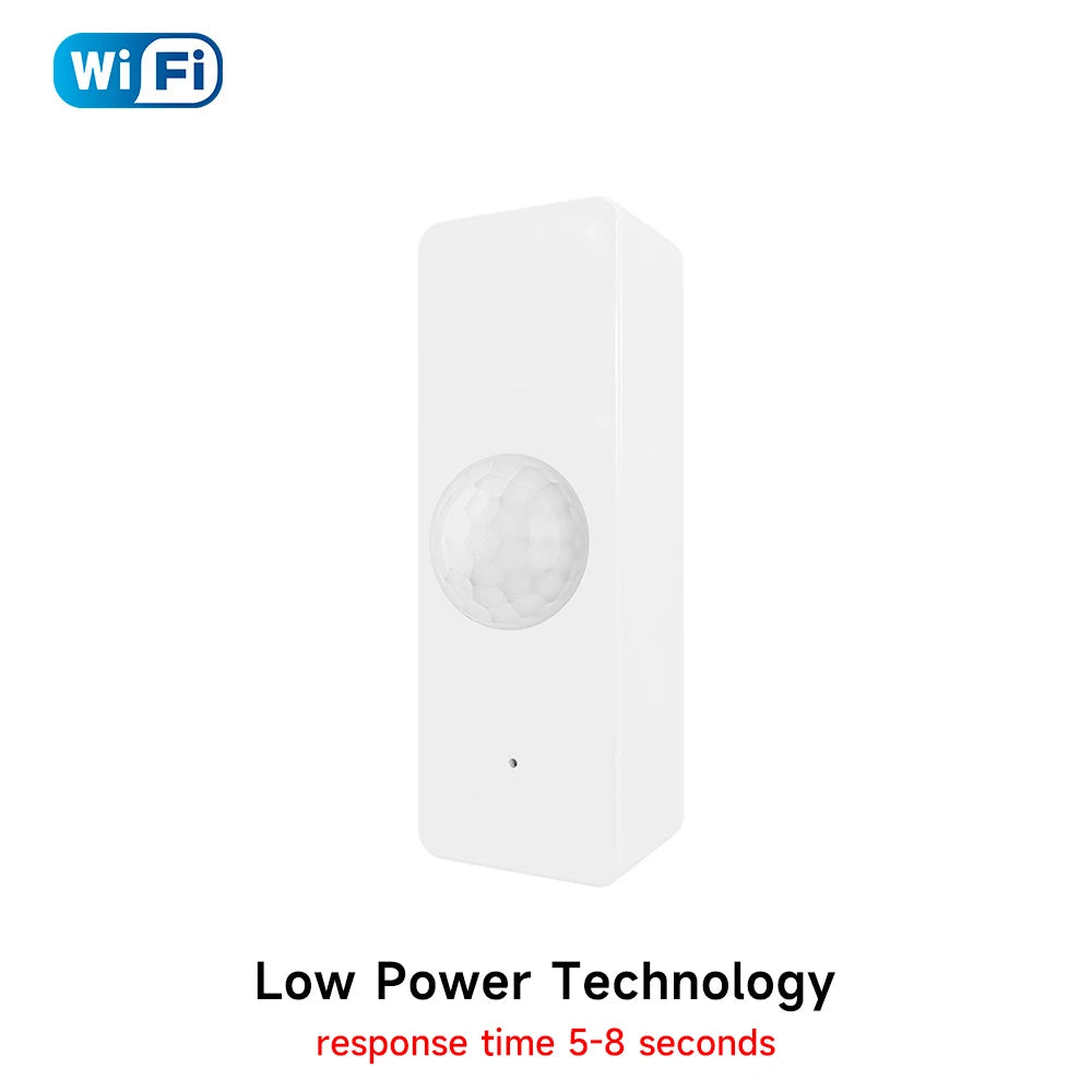 Sensor de Movimento Inteligente Tuya Wi-Fi / Zigbee para Automação Residencial