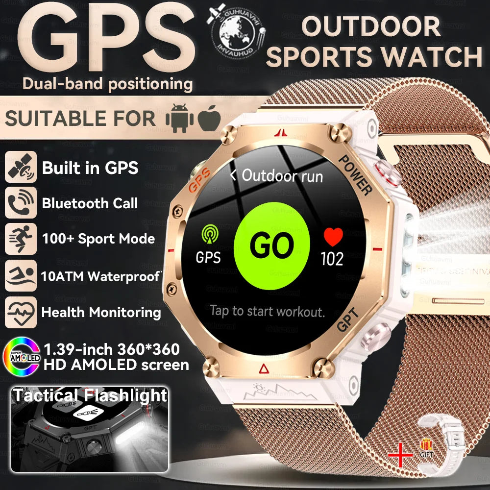 Smartwatch T-Rex 3 com GPS, Bússola e Tela AMOLED