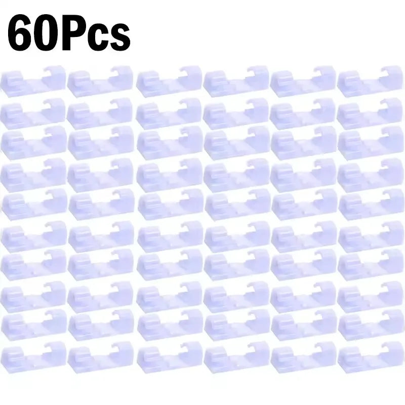 Clips Organizador de Cabos Autoadesivos