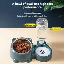 Comedouro e Bebedouro Automático Inclinado para Pets