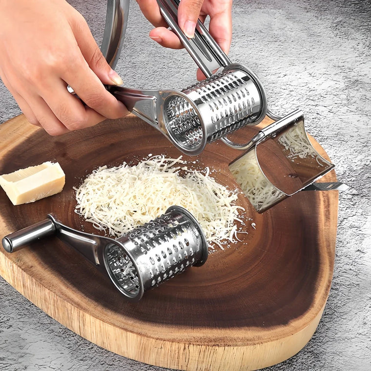 Ralador Manual em Aço Inox com Manivela