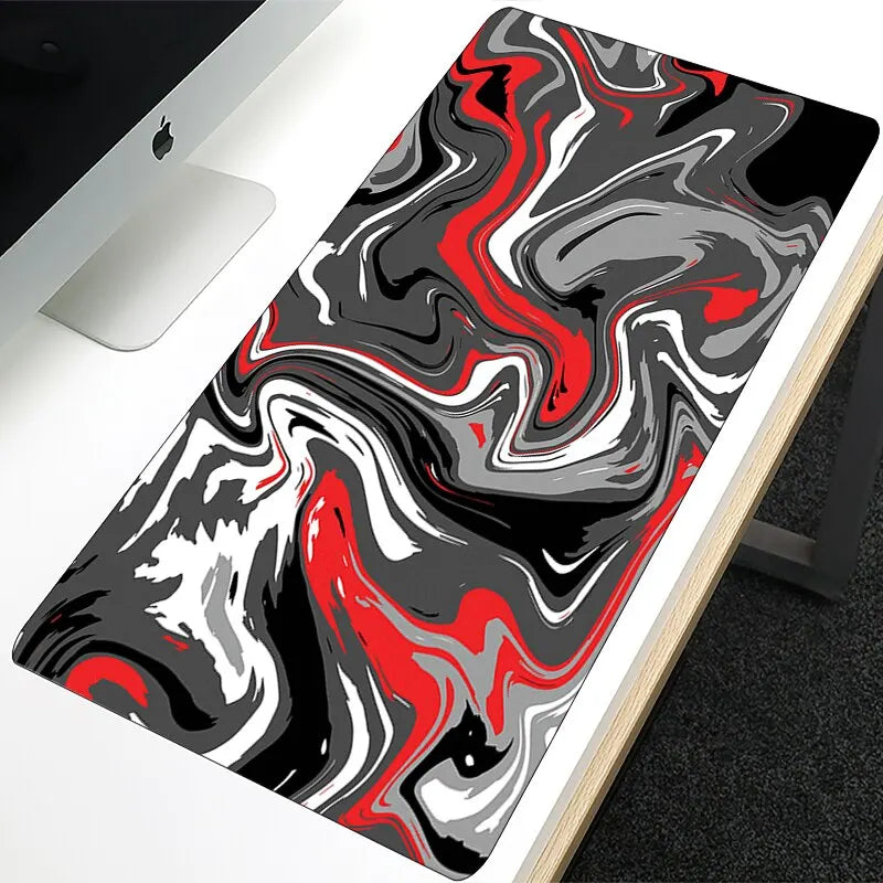 Mouse Pad Gamer Estendido com Estampa Abstrata
