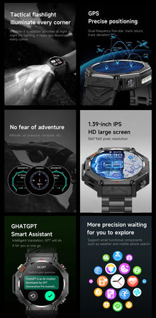 Smartwatch T-Rex 3 com GPS, Bússola e Tela AMOLED