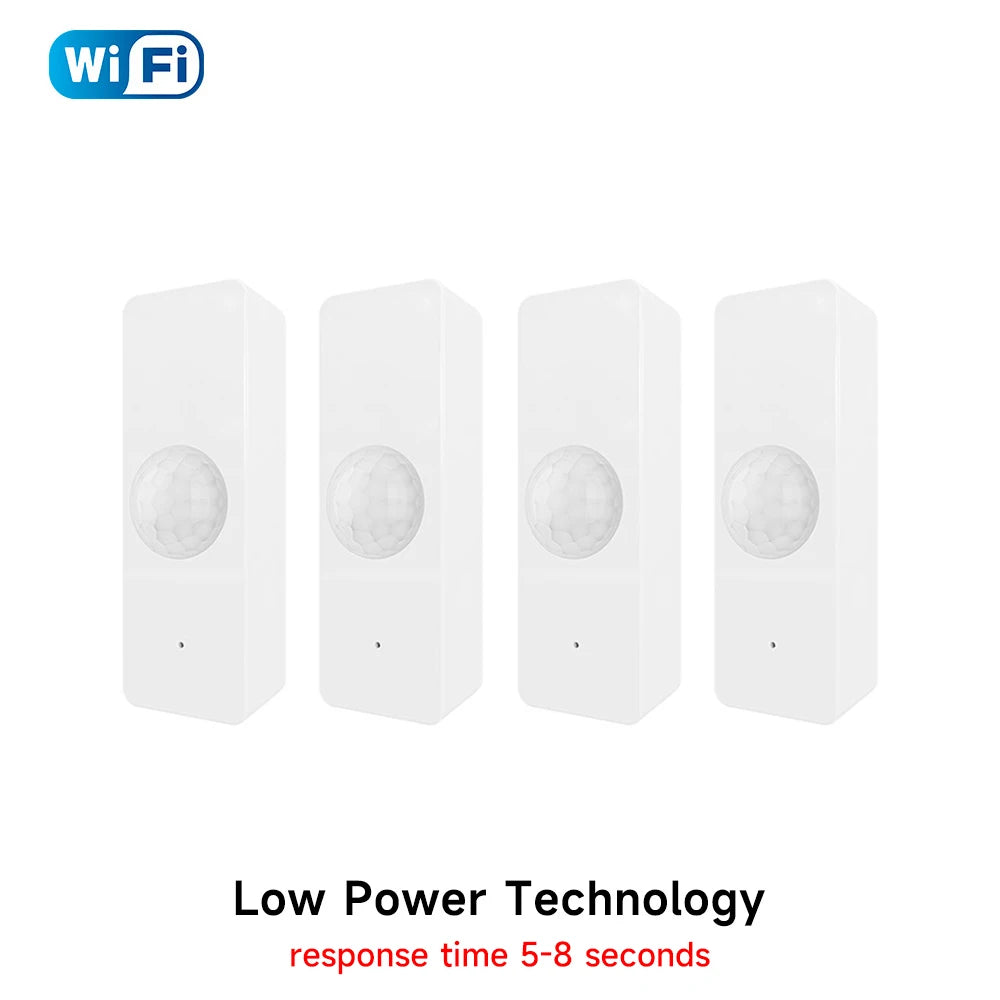 Sensor de Movimento Inteligente Tuya Wi-Fi / Zigbee para Automação Residencial