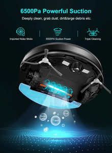 Robô Aspirador Inteligente ABIR K30 com Base Autoesvaziável